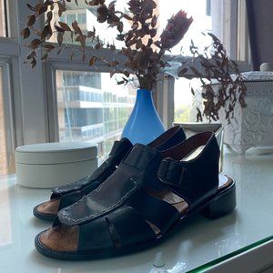 Vintage Leather Fisherman Sandals